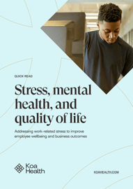 stress MH quality of life